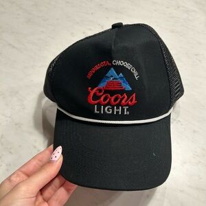 Coors Light Black Mesh Cap